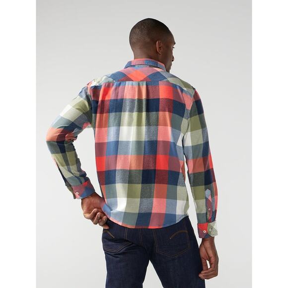 NWT Chubbies Men's the IPlaid Classic Fit Stretch Flannel Button Up Shirt Size L - Picture 10 of 14